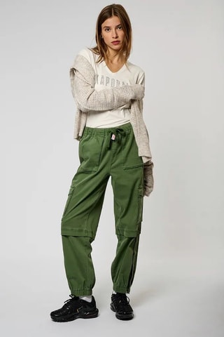 Cardigan con cappuccio - Beige