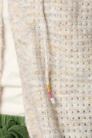 Cardigan con cappuccio - Beige