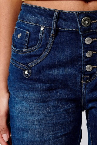 Jeans capri Loli - Blu scuro