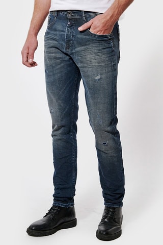 Jeans tapered slim Krik - Navy