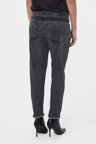 Jeans straight a vita alta Sally - Nero