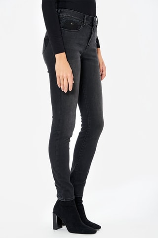 Jeans a vita alta Florr - Nero