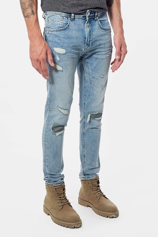 Jeans slim Tybo - Celeste