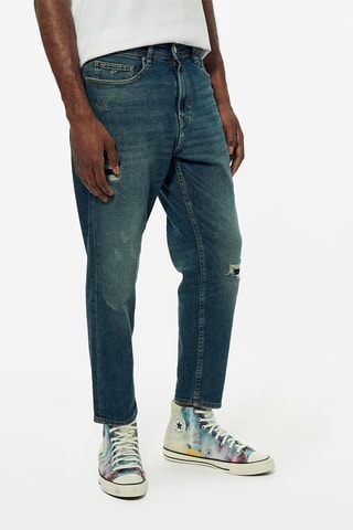 Jeans straight Robin - Blu