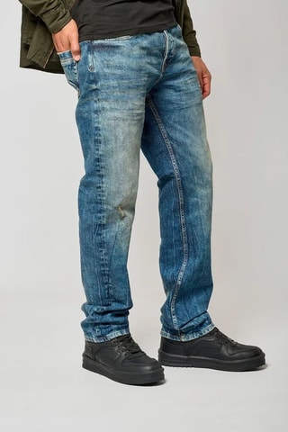 Jeans straight scoloriti Toby  - Blu