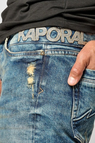 Jeans straight scoloriti Toby  - Blu