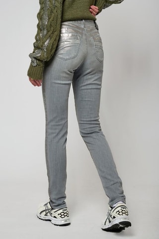 Jeans Flor - Grigio metallizzato