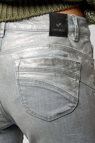 Jeans Flor - Grigio metallizzato