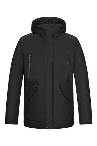 Cappotto con cappuccio Brieu - Nero