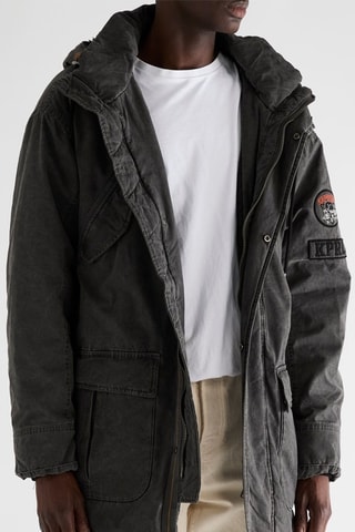 Parka con cappuccio Bruno - Nero
