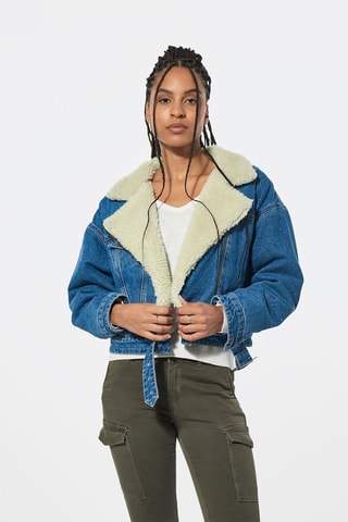 Giacca in jeans Ema - Blu elettrico