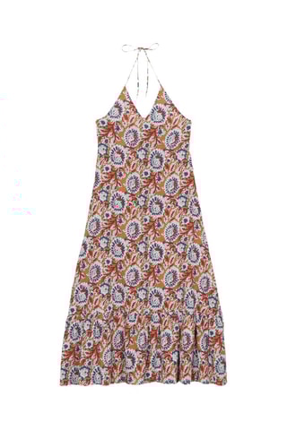 Abito lungo schiena scoperta Sanda - Miele