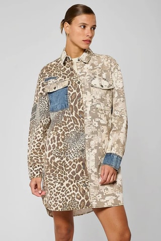 Abito a camicia regular Silo - Beige