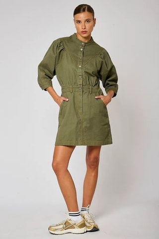 Abito taglio dritto Maril - Kaki