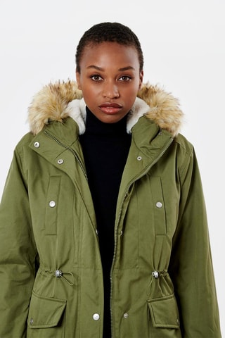 Parka met capuchon Pary- Kaki