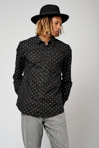 Camicia regular Beliz - Nero