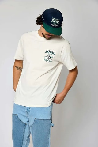 T-shirt regular in cotone bio Vitus - Bianco