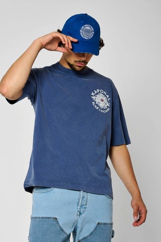 T-shirt in cotone bio Kyo  - Navy