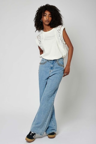 T-shirt oversize Solex - Bianco