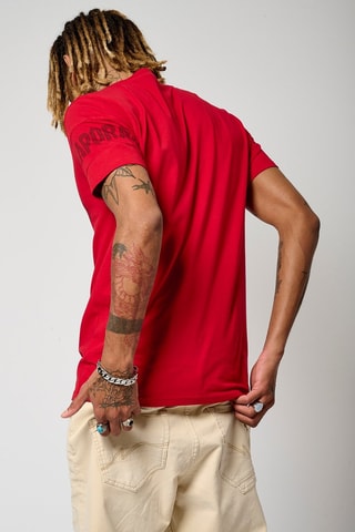 T-shirt slim Barny - Rosso