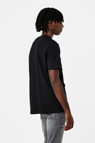 T-shirt in cotone bio - Nero