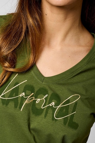 T-shirt in cotone bio Vasicw11 - Kaki