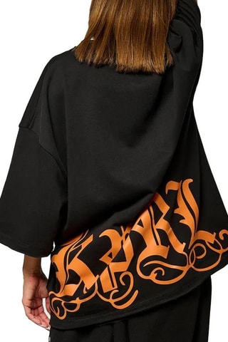 T-shirt in cotone bio Vorbo - Nero