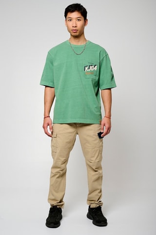 T-shirt relaxed Bax - Verde