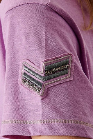 T-shirt in cotone bio Fiona - Lavanda