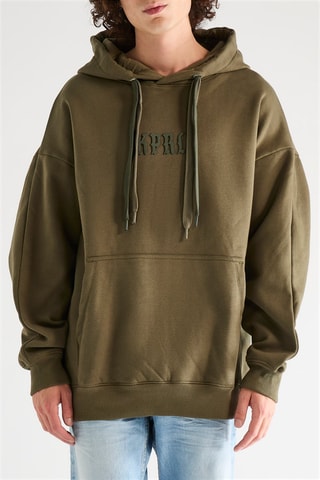 Felpa con cappuccio Salto - Kaki