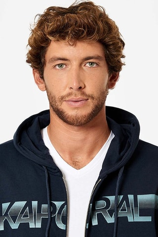 Felpa con cappuccio Barto - Navy