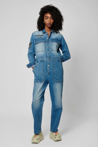 Tuta in jeans Suit - Blu