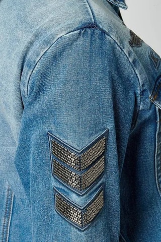 Tuta in jeans Suit - Blu