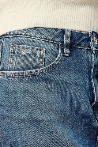 Gonna lunga con spacco in jeans Bika - Blu