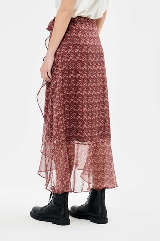 Gonna a portafoglio Baeli - Rosso