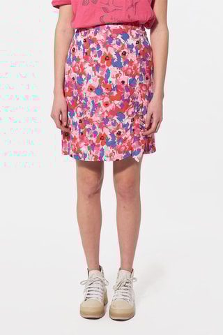 Gonna taglio dritto a vita alta Bella - Rosa