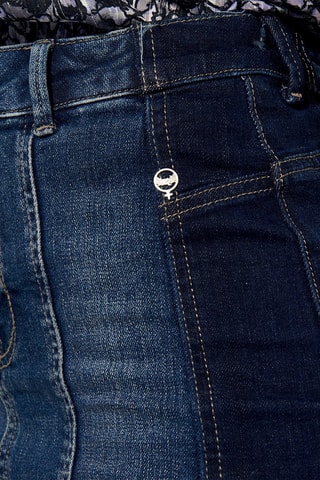 Gonna taglio dritto in jeans Eve - Navy