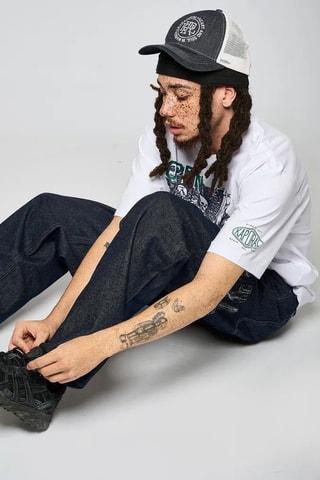 T-shirt regular in cotone bio Vorto - Bianco