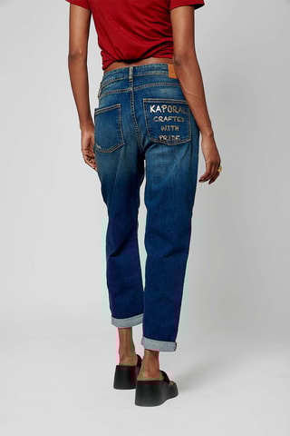 Felpa con cappuccio - Navy