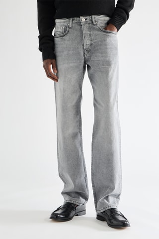 Jeans straight - Grigio scuro