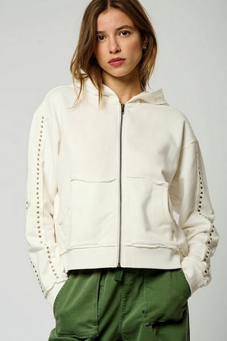 Felpa con cappuccio Vitra - Ecrù