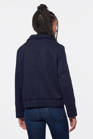 Giacca in velluto e lana Parmy - Navy