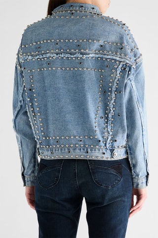 Giacca in jeans Studs  - Blu