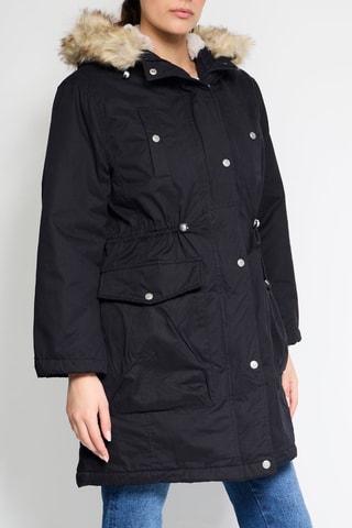 Parka con cappuccio Pary  - Nero