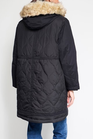 Parka con cappuccio Pary  - Nero