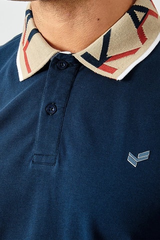 Polo in cotone bio Noah - Navy