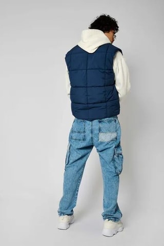 Piumino regular matelassé. Ringo - Navy