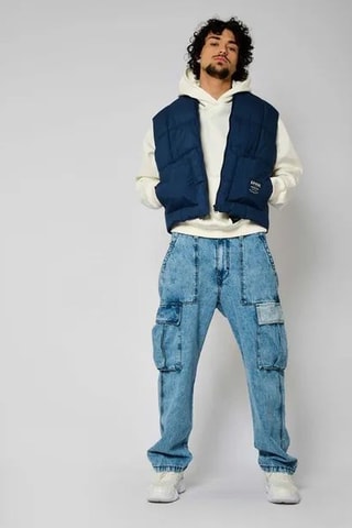 Piumino regular matelassé. Ringo - Navy