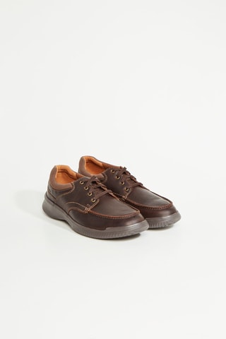 Derbies em couro Donaway - Castanho