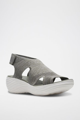 Sandálias com cunha Marin - Caqui